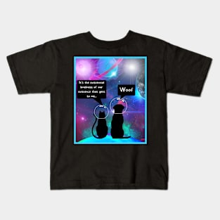 Cat and Dog in Space! Kids T-Shirt